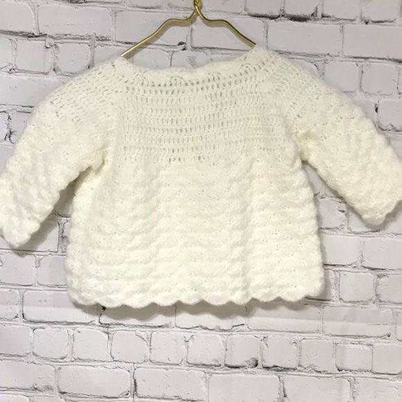 Handmade Crochet Cardigan So Sweet 💗 - Picture 5 of 8